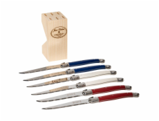 Jean Dubost Laguiole 6 pcs. Knife Set, Mixed Colours