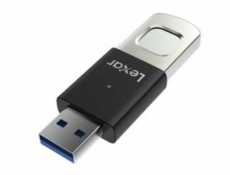 Lexar flash disk 64GB - Fingerprint F35Pro USB 3.2 (čtení/zápis: 300/150MB/s)