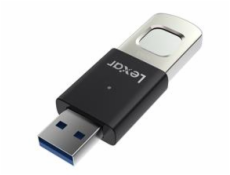 Lexar flash disk 128GB - Fingerprint F35Pro USB 3.2 (čtení/zápis: 400/300MB/s)