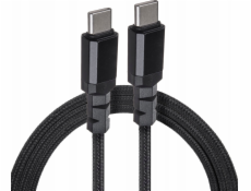  2x USB-C 15W 1m kabel s podporou QC 3.0 MCE493 Black