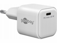 goobay USB-C rychlonabíječka Nano, PD, GaN, 65 wattů