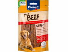 VITAKRAFT Pure Beef Strips - pamlsek pro psa - 80 g