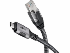 goobay Ethernetový kabel USB-C 3.2 Gen1 samec > RJ-45 samec, LAN adaptér