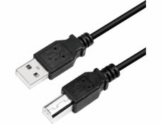 LogiLink USB-A - USB-B USB kabel 5 m černý (CU0009B)