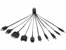 GSM univerzální USB nabíjecí kabel (10 typů)