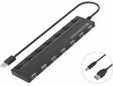 Conceptronic HUBBIES08B 7-Port-USB-2.0-Hub