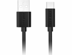 Kábel USB na USB-C Choetech AC0002, 1 m (čierny)