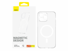 Magnetické puzdro na telefón pre iP 13 PRO Baseus OS-Lucent Series (číre)