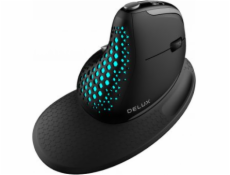 Bezdrôtová ergonomická myš Delux M618XSD BT+2,4G RGB