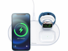 Wireless Charger Mcdodo CH-7060 3 in 1 15 W (mobile/TWS/Apple watch) (biela)