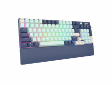 Mechanická klávesnica Royal Kludge RK96 RGB, hnedý spínač (modrý)