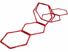 Pure2Improve | Hexagon Agility Grid | Červené