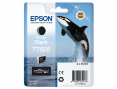 Epson ink cartridge matte black T 7608N