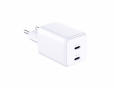 3mk Hyper Charger PD 45W+USB Cable C to C White