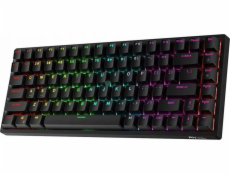 Bezdrôtová mechanická klávesnica Royal Kludge RK84 RGB, hnedé spínače (čierna)