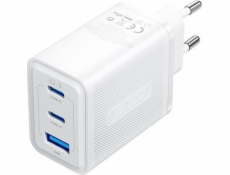 Wall Charger, Vention, FERW0-EU, 2xUSB-C, USB-A, 65W/65W/30W, GaN (white)