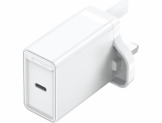 USB-C Wall Charger Vention FADW0-UK 20W UK White