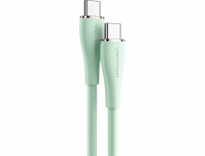 USB-C 2.0 to USB-C Cable Vention TAWGF 1m, PD 100W, Green Silicone