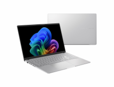 ASUS Vivobook S 15 OLED-Snapdragon X Elite X1E 78 100/16GB/1TB SSD/Qualcomm Adreno/15,6 /3K/OLED/2yPUR/Win11Home/stříbrn