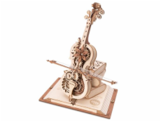 Hračka Robotime dřevěné mechanické puzzle Kouzelné violoncello (elektrický pohon)