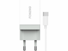 Rýchlonabíjačka Foneng 1x USB K210 + kábel USB typu C 1m