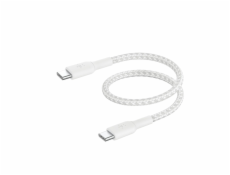 Belkin BOOST CHARGE braided Cab. USB-C/USB-C 15cm wh.CAB004BT0MWM