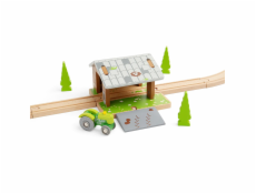 Bigjigs Rail Stodola na kolejích