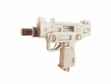 Woodcraft Dřevěné 3D puzzle Pistole UZI