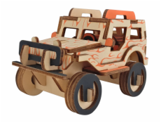 Woodcraft Dřevěné 3D puzzle Jeep