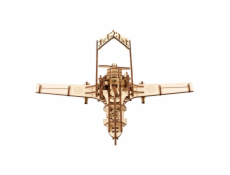 Ugears 3D dřevěné mechanické puzzle Bojový dron Bayraktar TB2