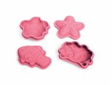 Bigjigs Toys Silikonové formičky růžové Coral