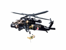 Sluban Model Bricks M38-B1012 Zdravotnický vrtulník UH-60 Black Hawk