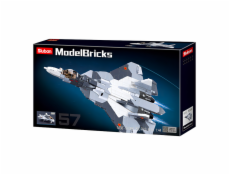 Sluban Model Bricks M38-B0986 Proudový stíhací letoun Su-57 2 v 1