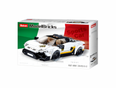 Sluban Model Bricks M38-B0957 Bílý italský sporťák