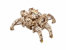 Ugears 3D dřevěné mechanické puzzle Šestinohý průzkumník (hexapod)