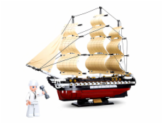 Sluban Model Bricks M38-B0836 Fregata USS Constitution plachetní válečná loď