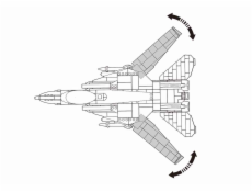 Sluban Model Bricks M38-B0755 Stíhací letoun F-14 Tomcat