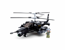 Sluban Model Bricks M38-B0752 Bojový vrtulník Ka-50 Black Shark