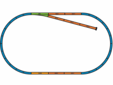 Piko Podloží pro sady kolejí A+B (základní ovál s kusou kolejí) - 55366