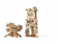 Ugears 3D dřevěné mechanické puzzle Archballista - Tower