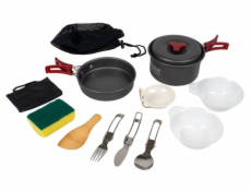 Sada nádobí Acra C20 camping set alluminium pro 1-2 osoby