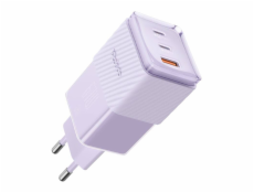 GaN 67W mains charger Mcdodo CH-1502 2x USB-C, USB-A (purple)