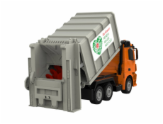 Remote control RC garbage truck 1:26 Double Eagle ( oranžová) Mercedes-Benz Antos E676-003