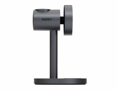 Bezdrôtová nabíjačka MagFusion 3 v 1 Aukey LC-MC311, 15W Qi2 (sivá)