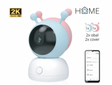 iGET HOME Camera CS2 Baby - WiFi 2K IP kamera a chůvička, noční vidění, audio, 2x obal, teplota