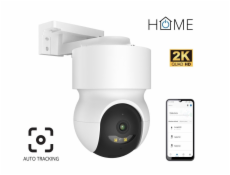 iGET HOME Camera CS8 White - WiFi 2K IP kamera otočná, noční vidění, audio, IP65, auto tracking