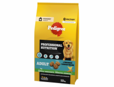 PEDIGREE Professional Nutrition Adult with poultry and vegetables, medium and large breeds  - suché krmivo pro psy - 12kg