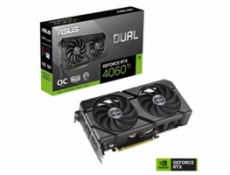 ASUS VGA NVIDIA GeForce RTX 4060 Ti DUAL OC 16G EVO, 16G GDDR6, 3xDP, 1xHDMI