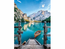 Puzzle 500 Braies lake Compact