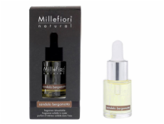 Aroma olej Millefiori Milano, Natural, 15ml/Santalové dřevo a bergamot